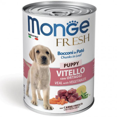 Monge dog Fresh Puppy з телятиною та овочами  400 гр