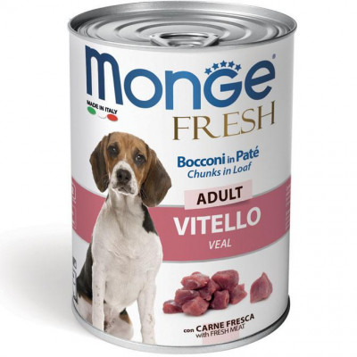Monge dog Fresh з телятиною  400 гр