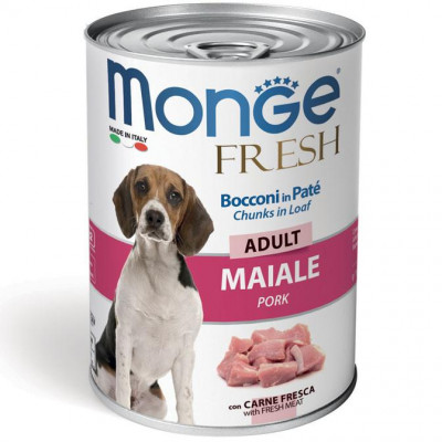 Monge dog Fresh з свининою  400 гр