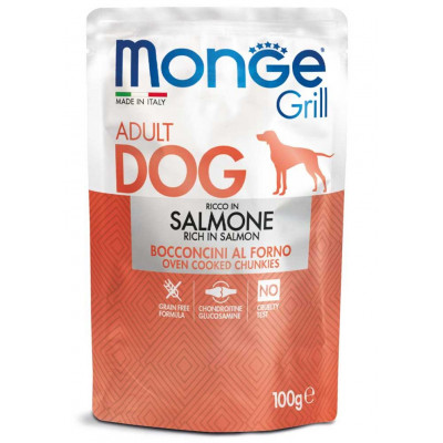Monge dog GRILL з лососем  100гр*24шт
