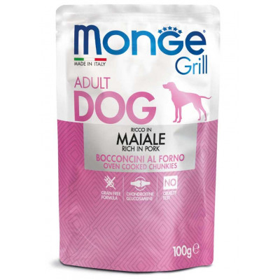 Monge dog GRILL зі свининою  100гр*24шт