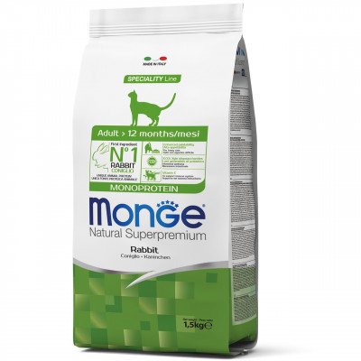 Monge cat  Adult з кроликом 1.5 кг