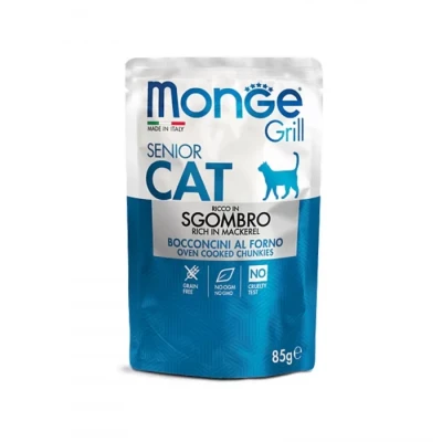 Monge cat GRILL Senior макрель (скумбрія) 85гр*28шт