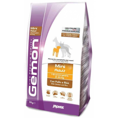 Сухий корм для собак дрібних порід Gemon dog Mini Adult курка з рисом 20 кг