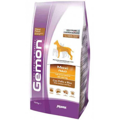 Gemon dog Maxi Adult сухий корм для дорослих собак великих порід курка з рисом 20 кілограмів