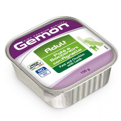 Gemon dog wet Adult ягня  100гр*24шт