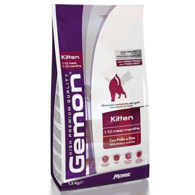 Gemon cat Kitten курка з рисом 10 кг