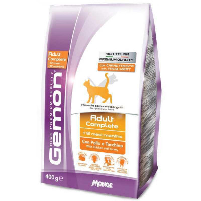 Gemon cat Adult Complete курка з індичкою  1.5 кг