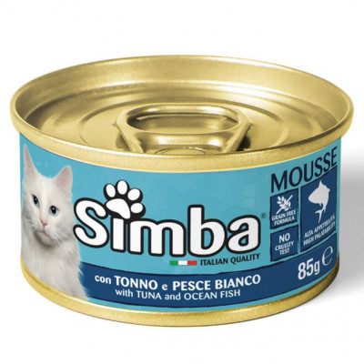 Simba cat wet тунець та океанічна риба 85гр*24шт