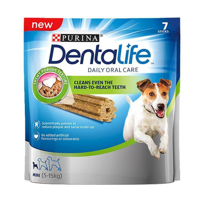 DentaLife ДентаЛайф Small Ласощі з м'ясом для підтримки здоров'я ротової порожнини в собак малих порід 115 г