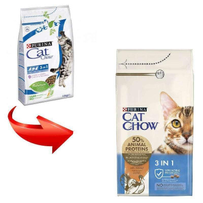 Сухий корм Purina Cat Chow (Кет Чау) Special Care 3 in1 (3 в 1) для котів 400 г