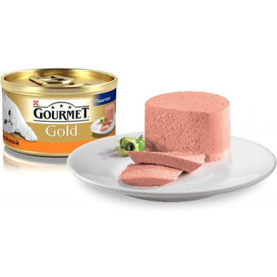 Gourmet Gold (Гурме Голд) консерви для котів паштет з індійкою 85г*24шт