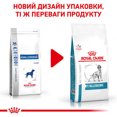 Корм для дорослих собак ROYAL CANIN ANALLERGENIC DOG 8 кг