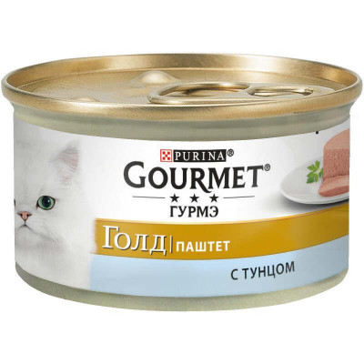 Gourmet Gold (Гурме Голд) консерви для кішок паштет із тунцем 85 г*24шт