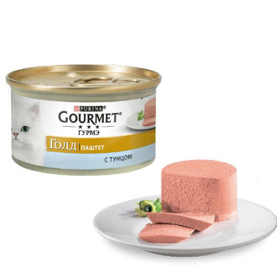 Gourmet Gold (Гурме Голд) консерви для кішок паштет із тунцем 85 г*24шт