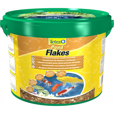 Сухий Корм для риб Tetra Pond FLAKES суміш пластівців для дрібних риб 10 л