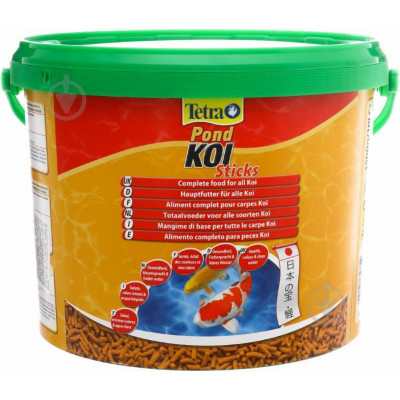 Сухий Корм для риб Tetra Pond KOI Sticks палички для коропів кой 10 л