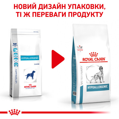 Корм для дорослих собак ROYAL CANIN HYPOALLERGENIC DOG  14 кг