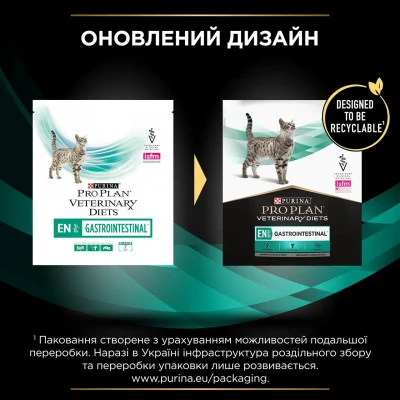 Сухий корм для котів, при захворюваннях шлунково-кишеного тракту Pro Plan Veterinary Gastrointstina 400 гр