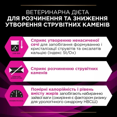 Сухий корм для котів, при захворюваннях сечівних шляхів Pro Plan Veterinary DietsUR Urinary 350 г
