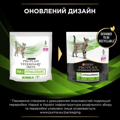Сухий корм для котів, при харчовій алергії Pro Plan Veterinary Diets HA Hypoallergenic 325 г