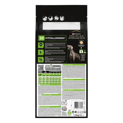 Сухий корм для собак при харчовій алергії Pro Plan Veterinary Diets Hypoallergenic 1,3 кг