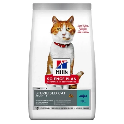 Сухий корм для стерилізованих кішок Hills San Yang Adult Sterilised Cat 300 гр (тунець)