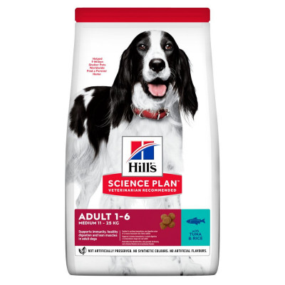 Сухий корм для дорослих собак середніх порід Hills Science Plan Adult Medium 12 кг