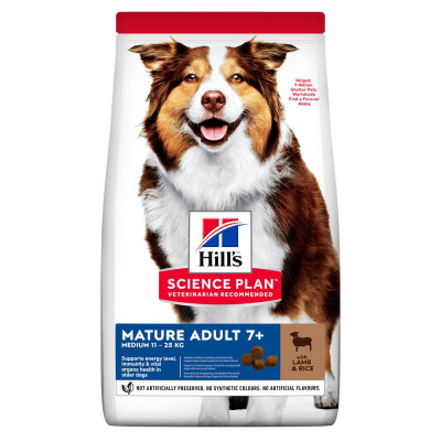Сухий корм для зрілих собак середніх порід від 7 років Hill's Science Plant Mature Adult 7+ Medium Breed 14 кг