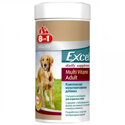 Вітаміни для дорослих собак 8in1 Excel « Multi Vitamin Adult» 70 таблеток (мультитамін)