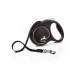 Поводир Flexi з стрічками «Black Design» M 5 м / 25 кг (чорна)