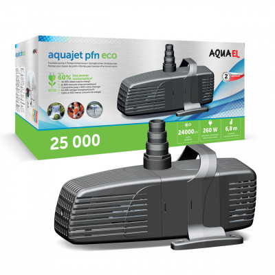 Насос фонтанний AQUAJET PFN ECO 25000 (24000 L/Ч, 260 ВТ)