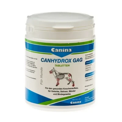 Вітаміни для великих собак Cannina « Canhydrox GAG» 360 таблеток, 600 г (для суглобів)