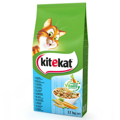 Сухий корм для кішок Kitekat риба з овочами 1.8 кг