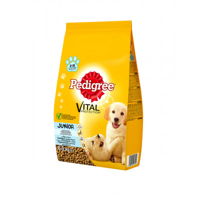 Сухий корм для цуценят Pedigree Junior з куркою та рисом 500 г