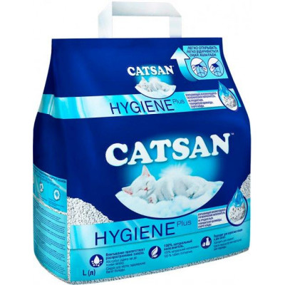 Catsan Hygiene plus поглинальний наповнювач мінеральний 5 л