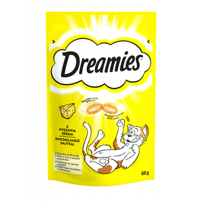 Лакомство для котів Dreamies подушечки з сиром 60г*6шт