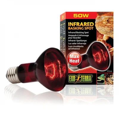 Інфрачервона лампа розжарювання Exo Terra «Infrared Basking Spot» 50 W, E27 (для обігрівання)