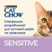 Сухий корм Purina Cat Chow Sensitive для дорослих кішок із чутливою шкірою та травленням з лососем 15 кг