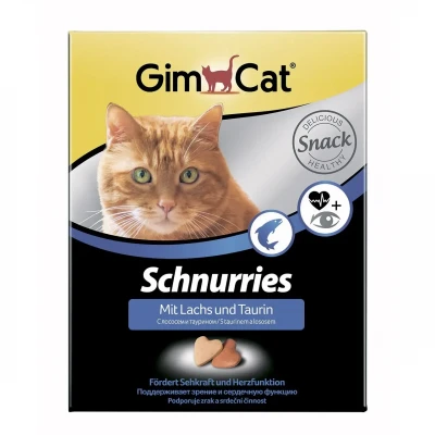 Вітаміни-лакомство для кішок і кошенят GimCat Schnurries 420 г (лосось)