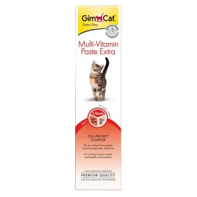 Вітаміни-лакомство для кішок GimCat Multi-Vitamin Paste Extra 200 г (мультивітамін)