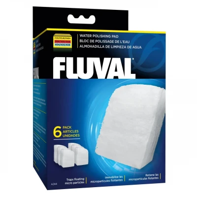 Вкладка у фільтр Fluval «Water Polishing Pad» 6 шт. (для зовнішнього фільтра Fluval 304 / 305 / 306 / 404 / 405 /