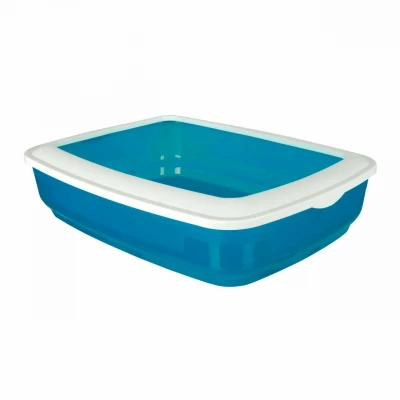 Туалет для кішок Trixie з бортиком «Brisko» 38 x 11 x 50 см (пластик, кольори в асортименті)