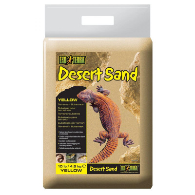 Наповнювач для тераріуму Exo Terra «Desert Sand» Пісок 4,5 кг (жовтий)