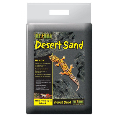 Наповнювач для тераріуму Exo Terra «Desert Sand» Пісок 4,5 кг (чорний)