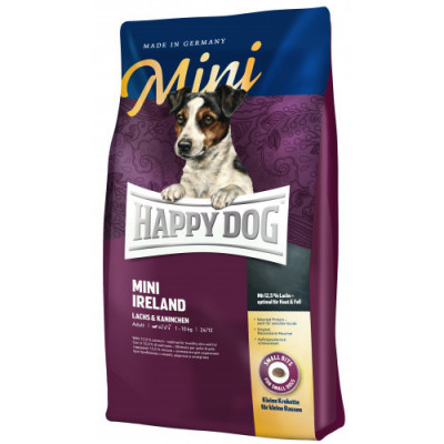 Happy Dog (Хеппі Дог) Mini Ireland — Сухий корм для собак дрібних порід для шкіри та нормалізації линьки 8 кг