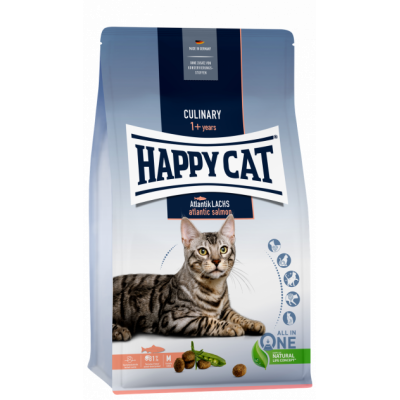Сухий корм для дорослих кішок Happy Cat Culinary Atlantik Lachs, зі смаком атлантичного лосося, 10 кг