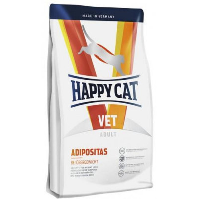 Сухий корм для котів за надмірної ваги Happy Cat VET Adipositas 1 кг