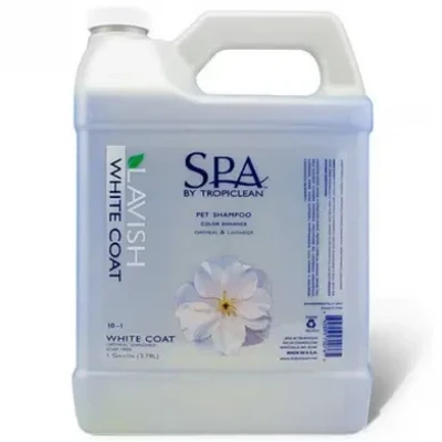 Tropiclean White Coat Shampoo шампунь для білої шерсті для собак і кішок 3.8 л