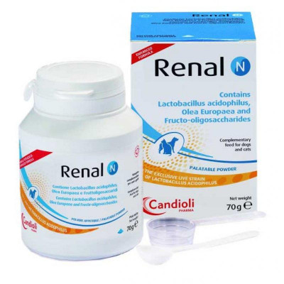 Candioli Renal N — препарат Кандіолі Ренал Н для зниження АТ у нирках і підтримки шлунково-кишкового тракту, порошок 70 г